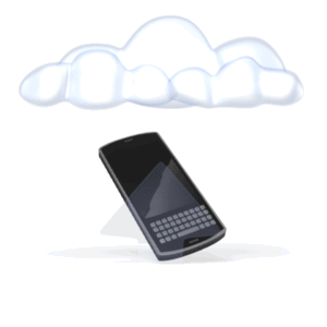 Animated gif sample: Mobile Device Cloud Upload