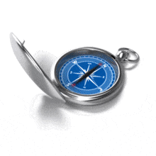 Animated clipart of a compass spinning. Use this animated compass in PowerPoint, Google Slides, or Keynote to visually accompany your message.  &lt;br&gt;&lt;br&gt; This compass motion clip can also be used in social media posts or a blog post.

Find more compass animation and graphics at the bottom of this compass web page.