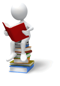 Animated gif sample: Sitting On Books Reading