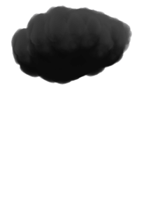 Animated gif sample: Storm Cloud with Lightning Striking