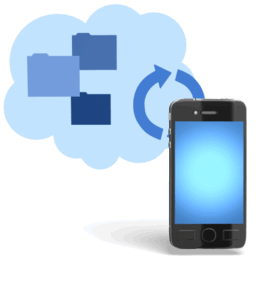 Animated gif sample: Device Syncing to Cloud