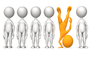 Animated gif sample: Stick Figure Be Different