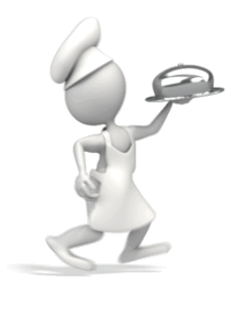 Animated gif sample: Chef Deliver Tray