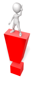 Animated gif sample: Standing on Exclamation Point