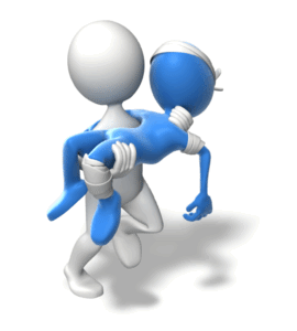 Animated gif sample: Running With Injured Person