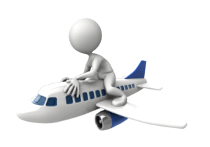 Animated gif sample: Airplane Passenger Ride