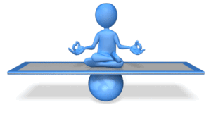 Animated gif sample: Stick Figure Balanced
