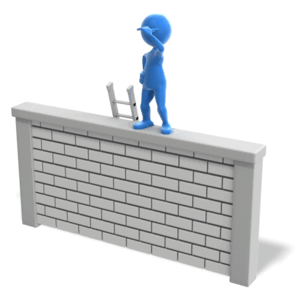 Animated gif sample: Looking Out From Atop Wall