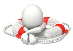 Animated gif sample: Survivor Resting On Buoy