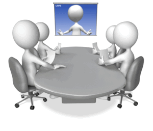 Animated gif sample: Video Conference Presentation