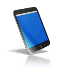 An animation of a smart phone with a square discussion box popup.