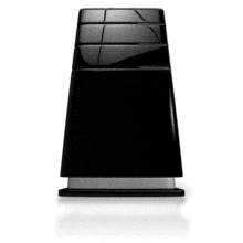 An animation of a computer tower with lights glowing bright.