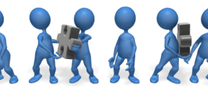 Animated gif sample: Teamwork Pass Puzzle Pieces