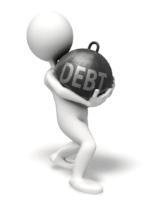 Animated gif sample: Walking With Debt Ball