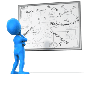 Animated gif sample: Figure Pondering Board