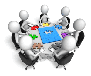 Animated gif sample: Group Missing Puzzle Piece - Non Looping