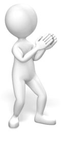 Animated gif sample: Figure Cheering Clapping