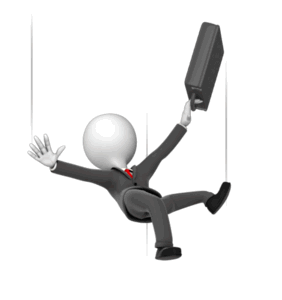 Animated gif sample: Business Figure Falling