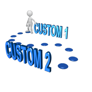 This PowerPoint Animations shows a preview of From Custom Text To Custom Text