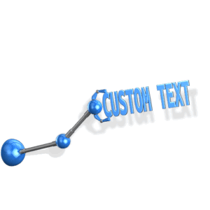 This PowerPoint Animations shows a preview of Mechanical Custom Text