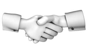 Animated gif sample: Hands Greeting with Handshake