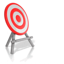 This animation shows a cluster of arrows shot into a target into the outer ring.  Displays a concept of precision by not accurate.    &lt;br&gt;&lt;br&gt; This animation is made to only loop one time. 
&lt;a href=&quot;http://www.presentermedia.com/blog/2010/07/set-number-loops-animated-gif/&quot;&gt; Learn how to set the number of loops here.&lt;/a&gt;  