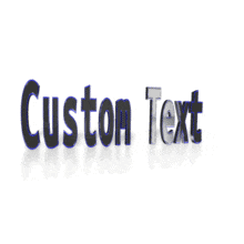 A single line of text that spins around you can customize this text.