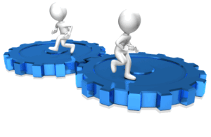 Animated gif sample: Figures Run On Gears