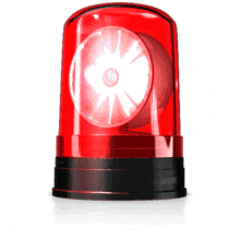 &lt;p&gt;This animation shows a cylinder siren rotating.&lt;/p&gt;