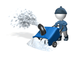 Animated gif sample: Figure Snowblowing