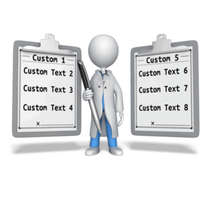 This PowerPoint Animations shows a preview of Custom Doctor Choices