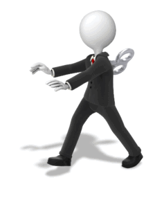 Animated gif sample: Wind Up Business Walking