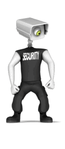 Animated gif sample: Security Guard Camera Head