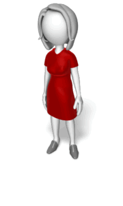 Animated gif sample: Businesslady Shrugging