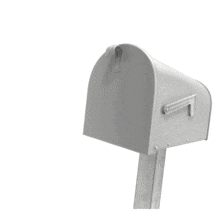 An animation of a custom check coming out of a mailbox.