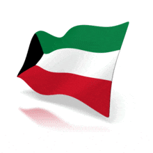 An image of Kuwait&#039;s flag.