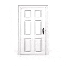 A monster claws and roars when the closet door opens.