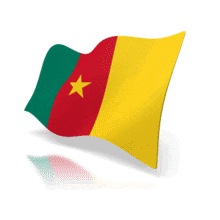 An animation of Cameroon&#039;s flag.