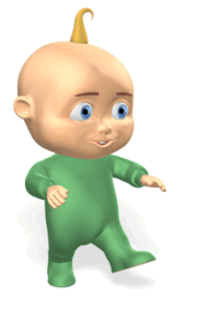 Baby Boy Walk 3d Animated Clipart For Powerpoint Presentermedia Com
