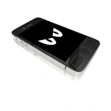 An animation of a smartphone with eyes searching around.