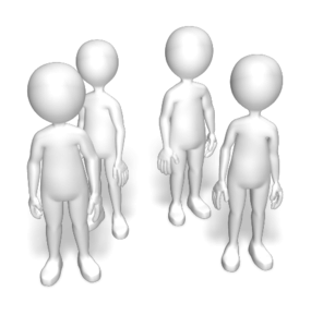 Animated gif sample: Figures Go Huddle