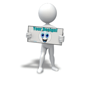Figure Puts Sign Over Face | 3D Animated Clipart for PowerPoint -  