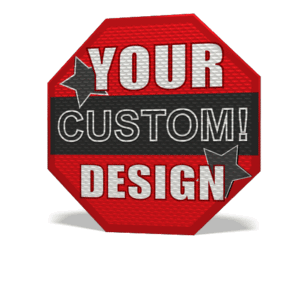 A custom sign spins in this animated clipart.