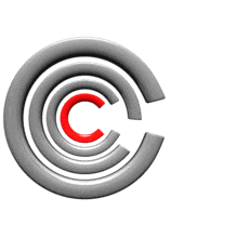 This animation shows rings spinning until and opening if formed which text is inserted into the middle.