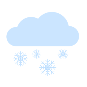 Animated gif sample: Snow Weather Icon