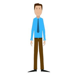 This PowerPoint Animations shows a preview of  Casual Businessman Presenting