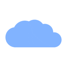 Choose the color to fit your needs for this cloud download arrow.