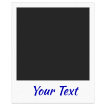 Customize this Polaroid with a picture, text or symbol for your presentation.