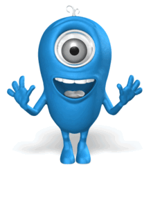 Animated gif sample: Character Excited Looking Forward