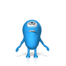 This animations shows a character keep jumping up trying to grab something.